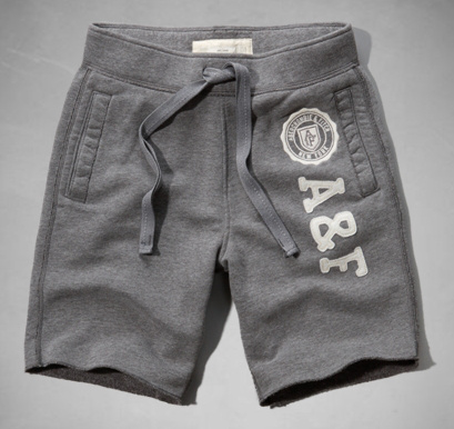 Abercrombie Fitch Hombres Vellón Patalón Corto AF7781